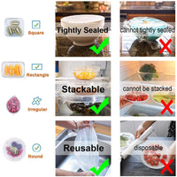 Silicone Food Wrap Stretch Vacuum Seal Wrap Kitchen-Kitchen Slicers-Golonzo