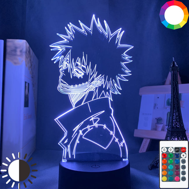 My Hero Academia Acrylic 3D LED Lamp for Room Decor-Lamps-Golonzo