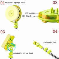 High-rise glass window cleaning mop-Mops-Golonzo