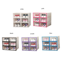 Transparent Shoes Box 6pcs - For Shoes Storage-Shoe Racks & Organizers-Golonzo
