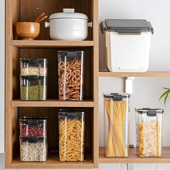 Food Storage Container Plastic Kitchen Refrigerator Box Multigrain Storage-Kitchen Slicers-Golonzo