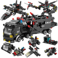 SWAT Team Lego Set Transformer Truck-Toys-Golonzo