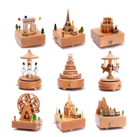 Landmark Musical Wooden Box-Music Boxes-Golonzo