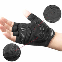 Shockproof Breathable Half Finger Bike Gloves - Anti-sweat Anti-slip Bicycle Gloves-Gloves & Mittens-Golonzo