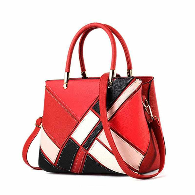 Luxury Multi Color Handbags - Soft PU Leather Tote Bag-Handbags-Golonzo