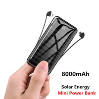 Solar Mini Power Bank 8000mAh2.4A Quick Charge-mobile phone accessories-Golonzo