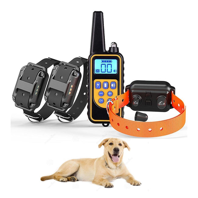 800m Pet Electric Dog Training Collar Remote-Pet Training Clicker and Treat Dispenser-Golonzo