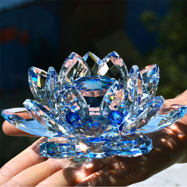 Quartz Crystal Lotus Flower Crafts-Craft Decoration Maker-Golonzo