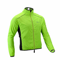 Reflective Breathable Cycling Long Sleeve Wind Coat Windproof Quick Dry Jacket-Coats and Jackets-Golonzo