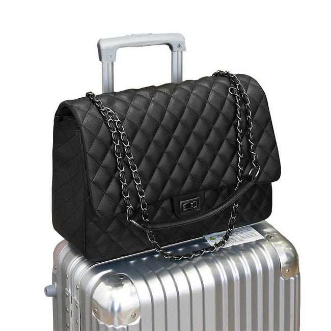 Luxury Large Shoulder Pu Leather Travel Crossbody Bags-Handbags-Golonzo