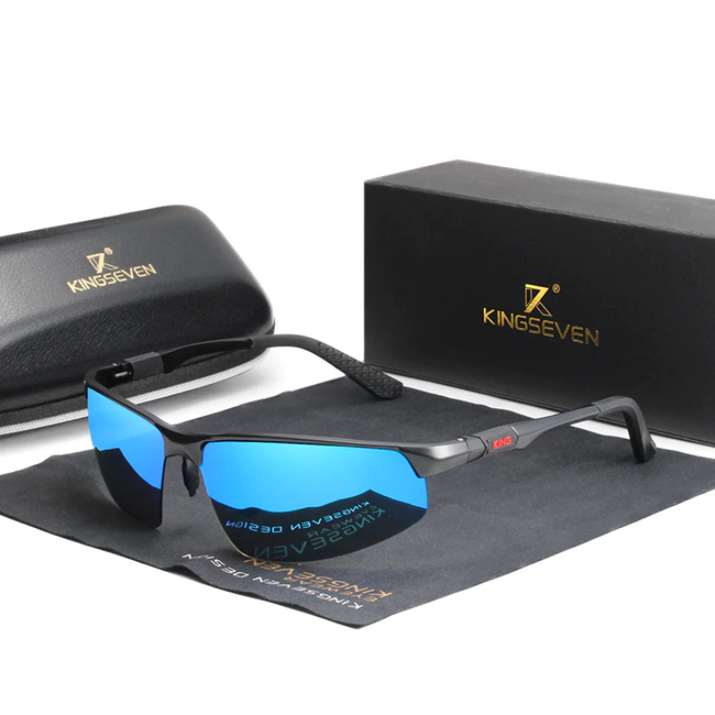 Men Polarized Sunglasses - Aluminum Driving Sunglasses-Sunglasses-Golonzo