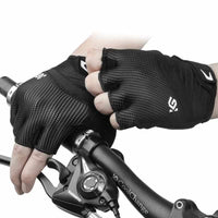 Shockproof Breathable Half Finger Bike Gloves - Anti-sweat Anti-slip Bicycle Gloves-Gloves & Mittens-Golonzo