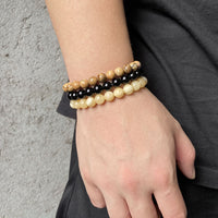 8mm Natural Stone Bracelet 3Pcs/set-Bracelets-Golonzo