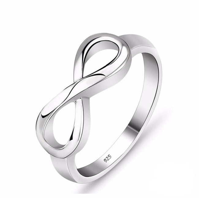 Fashion Infinity Ring Eternity Ring Charms Endless Love Symbol Jewelry For Women-Rings-Golonzo