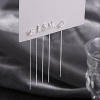 Shiny Alphabet Earrings-Earrings-Golonzo