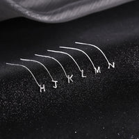 Shiny Alphabet Earrings-Golonzo