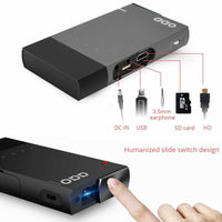 Portable Mini Projector - 5200mAh Built-in Battery DLP A1-Projectors-Golonzo