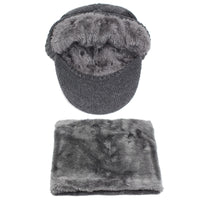 Winter Hat Skullies & Beanies - Wool Scarf Caps-Hats-Golonzo