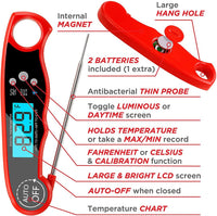 Food Thermometer Digital Kitchen Thermometer Meat-Kitchen Slicers-Golonzo