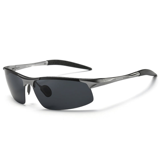 Retro Driving Polarized Sunglasses Aluminum Magnesium Frame-Sunglasses-Golonzo