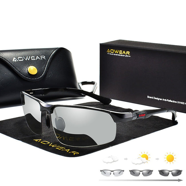 Photochromic Polarized Sunglasses - Night Driving Glasses-Sunglasses-Golonzo