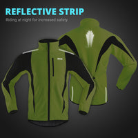 Winter Warm Up Thermal Fleece Cycling Long Jersey Jacket Windproof Waterproof-Bicycle Jerseys-Golonzo