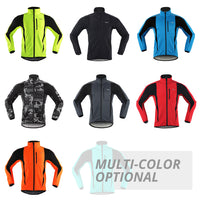 Winter Warm Up Thermal Fleece Cycling Long Jersey Jacket Windproof Waterproof-Bicycle Jerseys-Golonzo