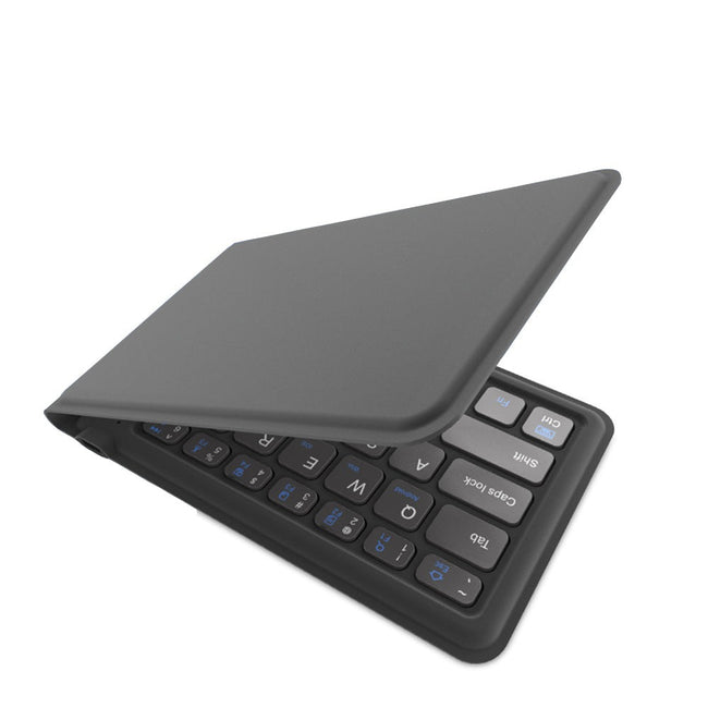 Wireless Portable Leather Folding Mini Bluetooth Keyboard Foldable-Keyboards-Golonzo