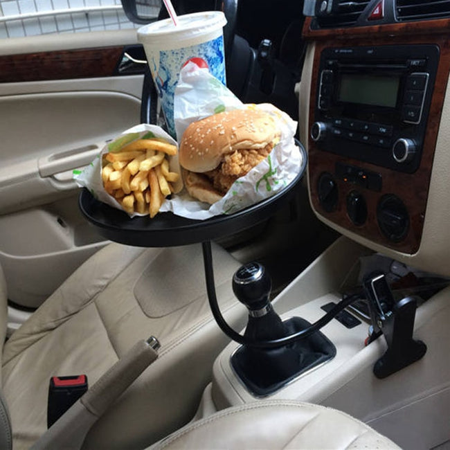 Adjustable Car Cup Holder Drink Coffee Bottle Accessories Food Tray Automobiles Table for Burgers French Frie-car-Golonzo