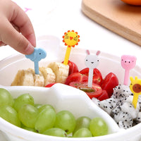 6/8/10pcs Mini Animal Fruit Fork-Forks-Golonzo