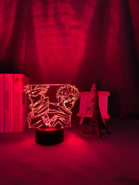 Jujutsu Kaisen Acrylic 3D LED Lamp for Room Decor-Golonzo