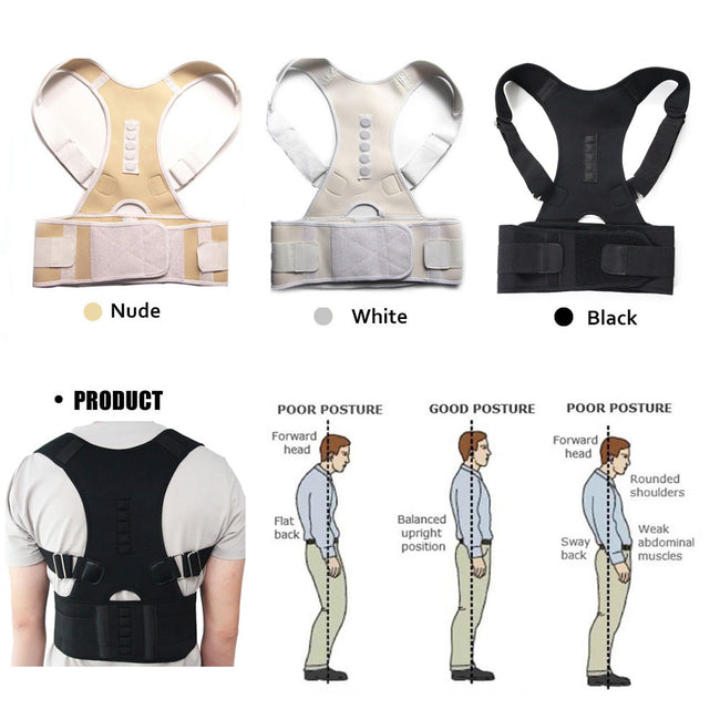 Magnetic Therapy Posture Corrector Brace-Supports & Braces-Golonzo