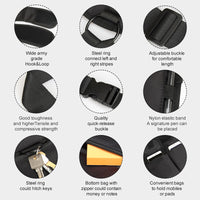 Underarm Shoulder Hidden Multi Pockets Armpit Bag with Adjustable Strap-Backpacks-Golonzo