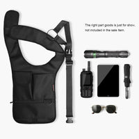 Underarm Shoulder Hidden Multi Pockets Armpit Bag with Adjustable Strap-Backpacks-Golonzo