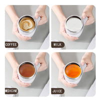 Stainless Steel Automatic Self Stirring Magnetic Mug-Mugs-Golonzo
