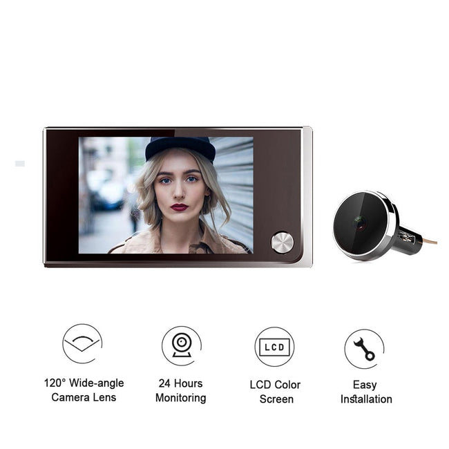 Video Doorbell 120 Degree Viewer - Safety Doorbell-Doorbell-Golonzo