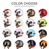 Nice-Looking Design Motorcycle Helmet - Open Face Vintage Helmet-Motorcycle Helmets-Golonzo