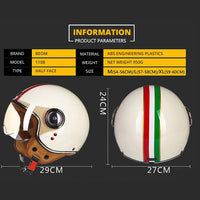 Nice-Looking Design Motorcycle Helmet - Open Face Vintage Helmet-Motorcycle Helmets-Golonzo