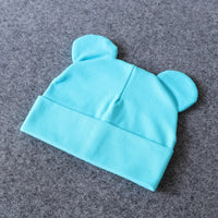 Baby Hat With Ears Cotton Warm Accessories Baby Girl Boy-baby and toddler outfits-Golonzo