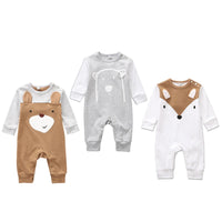 Long Sleeve Cotton Baby Romper Playsuits-Rompers-Golonzo