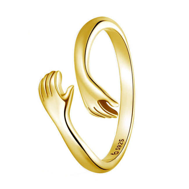 Embrace Ring Hug with Warmth and Love-Rings-Golonzo