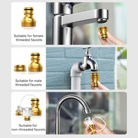 Washer Spray Gun Nozzle High Pressure-Garden Hose Spray Nozzles-Golonzo