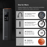 Inflator Pump 12V Portable Car Air Compressor-Compressors-Golonzo