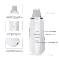 Ultrasonic Face Cleaning Skin Scrubber - Facial Cleaner-Facial Cleansers-Golonzo