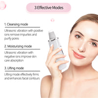 Ultrasonic Face Cleaning Skin Scrubber - Facial Cleaner-Facial Cleansers-Golonzo