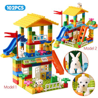 House with Slider Blocks Lego Set-Toys-Golonzo