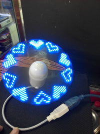 USB Gadget Mini Flexible LED Light with Fan-Fans-Golonzo