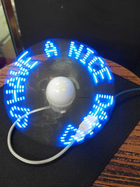 USB Gadget Mini Flexible LED Light with Fan-Fans-Golonzo