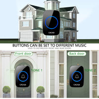 Smart Wireless Doorbell EU/UK/US/AU plug Waterproof-Door Bells & Chimes-Golonzo