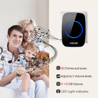 Smart Wireless Doorbell EU/UK/US/AU plug Waterproof-Door Bells & Chimes-Golonzo